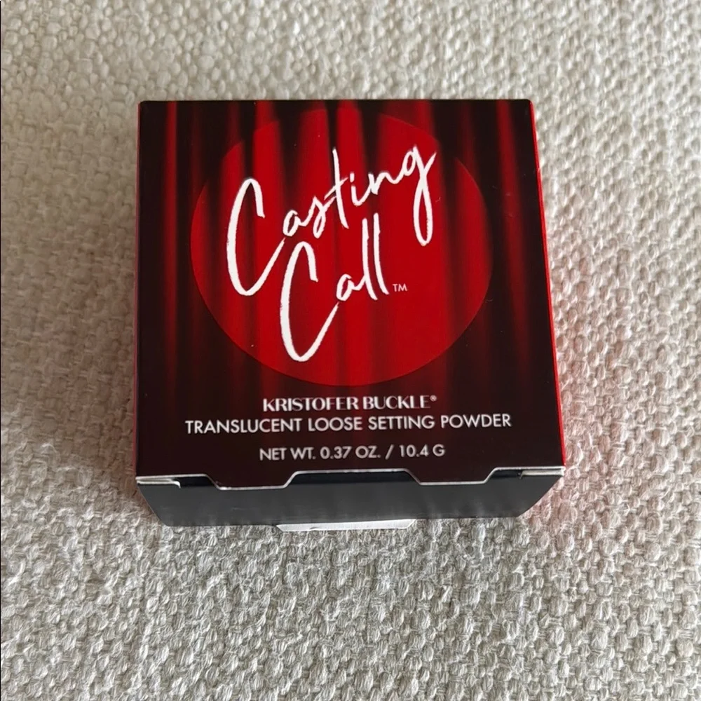 NWT KRISTOFER BUCKLE TRANSLUCENT LOOSE SETTING POWDER .37 Oz